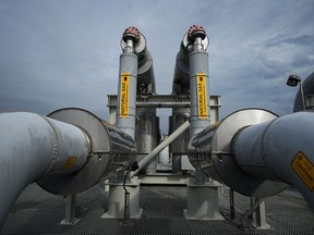 The coastal tanker gas pipeline terminal at the Canadian LNG export terminal is located in Kittimat, BC