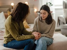 A teen feels her mother is treating her like a confidant.