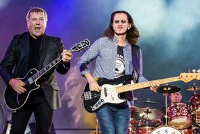 Alex Lifeson, Geddy Lee and Neil Peart
