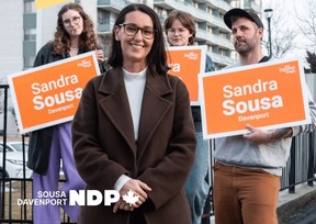 Davenport NDP Candidate Sandra Sousa