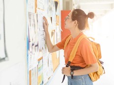 A college student feels anxious as she looks for a job and adjusts to living on her own.