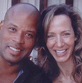 Former Chicago Bear Shaun Gayle and his longtime mistress, Rhoni Reuter. FACEBOOK