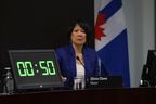 Toronto Mayor Olivia Chow is seen at an executive committee meeting on Wednesday March 19, 2025.