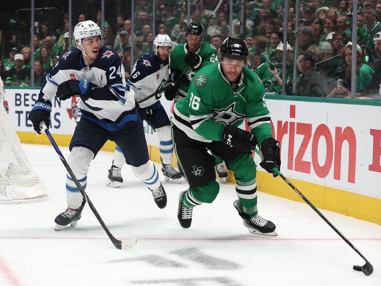 Rantanen's goal, two assists help Stars ground Jets for 2-1 series lead