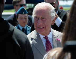 King Charles III greets Canadians upon his arrival in Ottawa on Monday