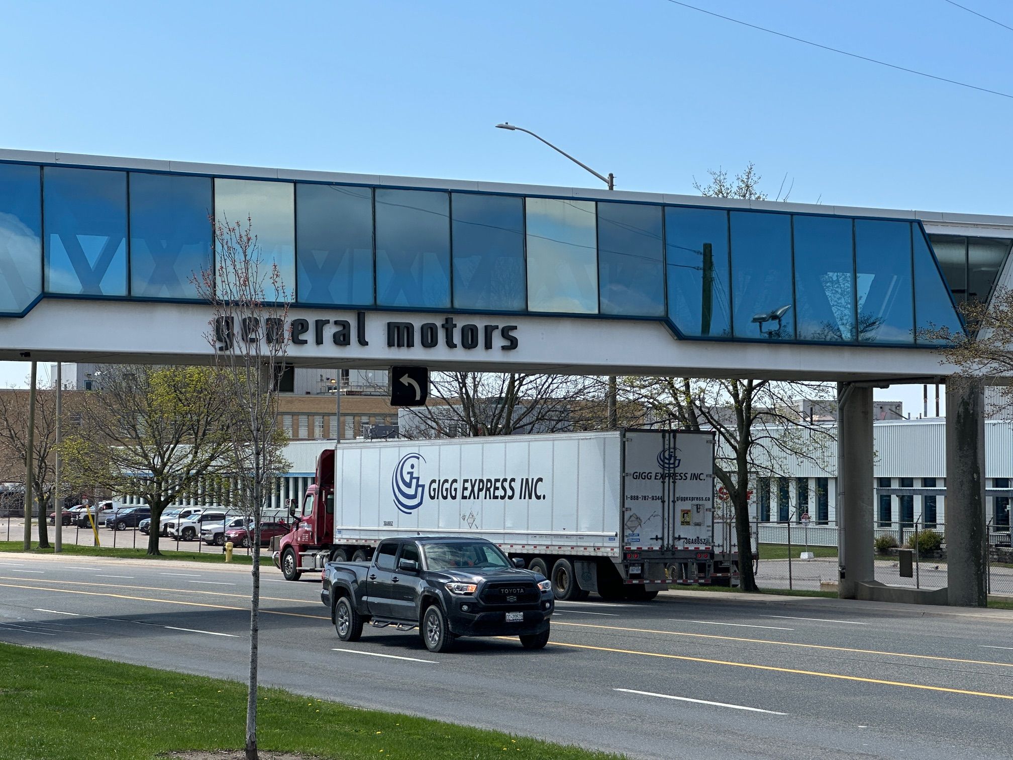 The GM Oshawa Assembly plant on Friday, May 2, 2025.