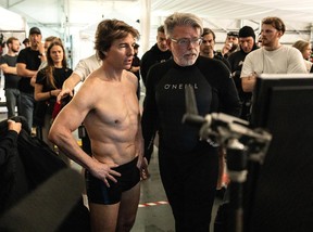 Tom Cruise and director Christopher McQuarrie