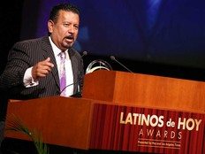 PepsiCo executive Richard Montanez accepts the Inspiration Award onstage at the 2014 Latinos De Hoy Awards presented by Hoy & Los Angeles Times at Los Angeles Times Chandler Auditorium on Oct. 11, 2014 in Los Angeles, Calif.