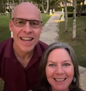 David Bennett and his wife Jane in a photo used on a GiveSendGo fundraiser.