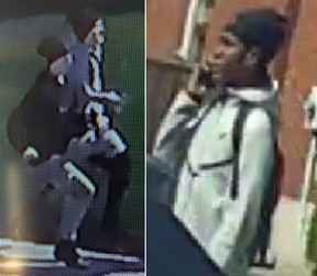 Three male suspects are wanted following a robbery in East York over the weekend.