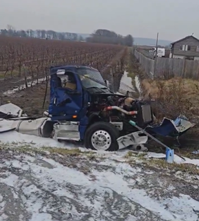 An image from the OPP of the aftermath of a Jan. 12, 2024 crash on the QEW.