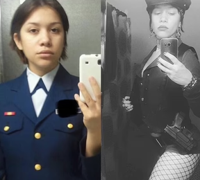 TRANSFORMATION: From Coast Guard to killer. INSTAGRAM