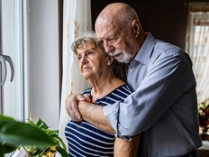 A couple grieving a loss is also coping with a mental health issue.
