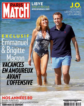 ALWAYS IN THE NEWS. PARIS MATCH