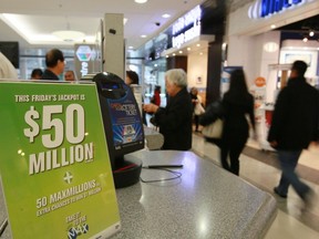 Lotto max ticket players.