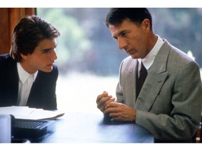 Tom Cruise and Dustin Hoffman