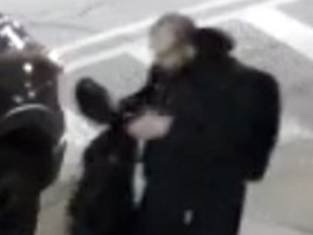 A suspect captured by a camera.