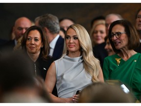 "It's called the 'post and ghost.' You put your stuff out on the social media, and you don't look at the comments," said Underwood, seen here at the Trump inauguration. MUST CREDIT: Ricky Carioti/The Washington Post