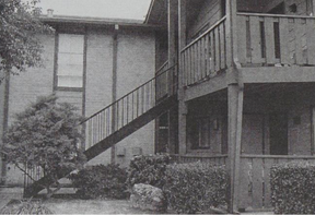 The scene of one of the serial killer’s Texas murders. HPD