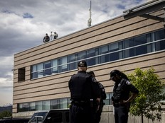 US-ISRAEL-PALESTINIANS-CONFLICT-DEMONSTRATION-ATTACK-POLITICS-POLICE