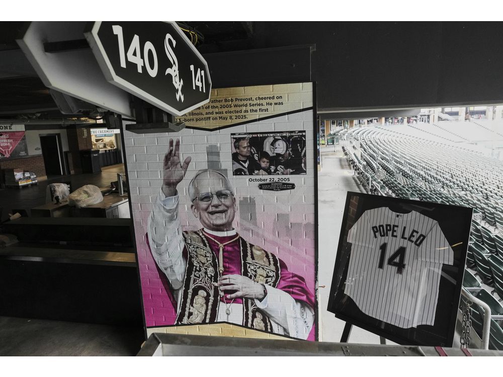 In White Sox stadium broadcast, Pope Leo XIV sends message of hope to Chicago and the U.S.