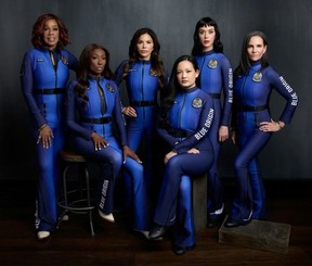 Lauren Sanchez was part of an all-female flight on Blue OriginHandout/BLUE ORIGIN/AFP