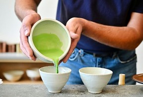 Bright green matcha tea has become a ‘cultural touchpoint’, one tea shop owner told AFPFrederic J. BROWN/AFP