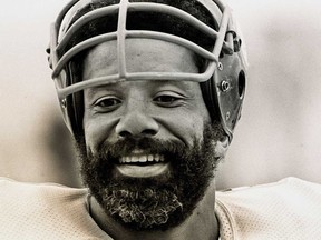 Minnesota Vikings' Jim Marshall is shown, Dec. 30, 1978, after practice for their NFC playoff football game against the Los Angeles Rams.