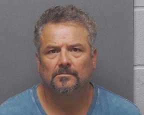 In this handout photo released by the Bexar County Sheriff’s Office, suspect Sigfredo Ceja Alvarez poses for a booking photo on June 2, 2025 in San Antonio, Texas.