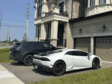 York Regional Police responded to a 911 call for a theft of a Lamborghini coupe in progress at a home in Vaughan on Thursday, June 12, 2025.