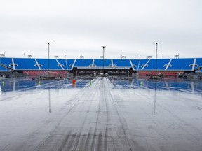 A view from the stage at Rogers Stadium.