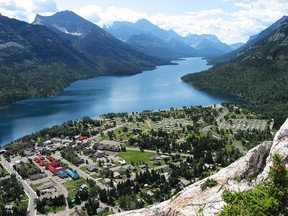 A view of Waterton Park, Alta.