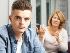 A mom is worried about her adult son.