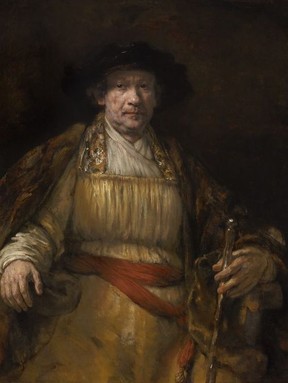 Rembrandt's self-portrait,