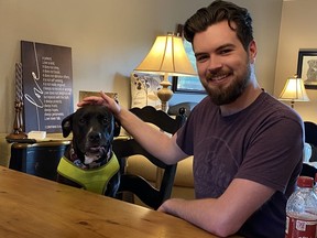 Ransom Sweeney, who is epileptic, with Sienna