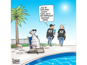 Tim Dolighan cartoon for June 21, 2025.