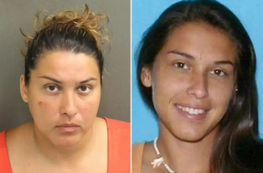 Florida teacher Sara Jacas, after and before. OCSP/ FACEBOOK
