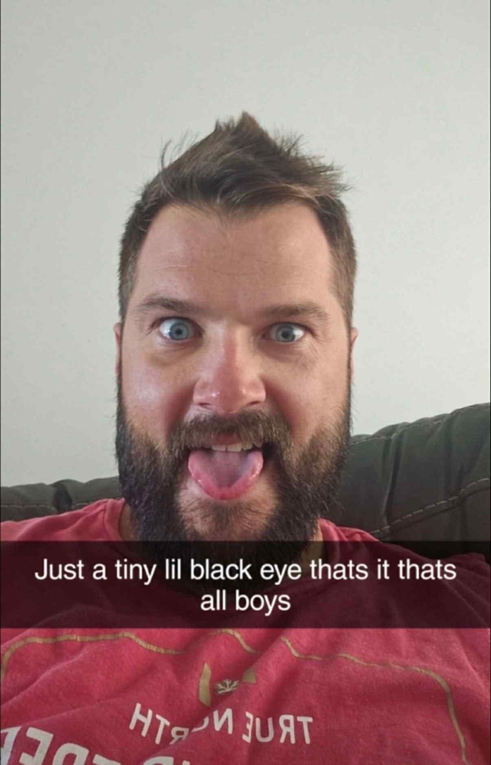 A picture shared on social media of the man allegedly involved in a fight at an Alberta golf course.