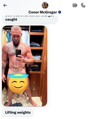 Conor McGregor appeared to send inappropriate pictures to Azealia Banks.