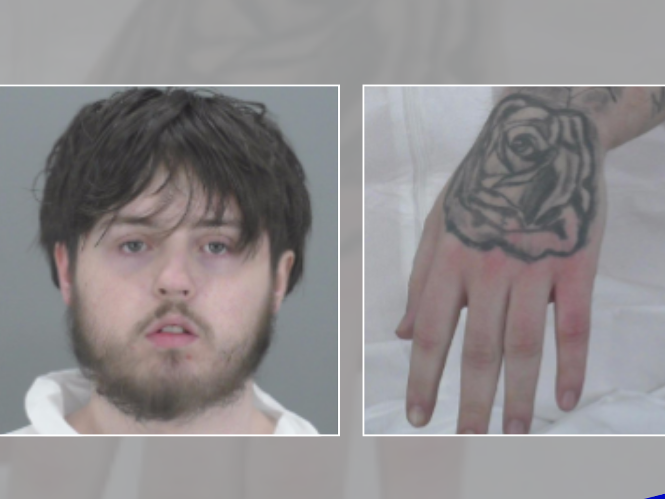 Marshall Murphy and his hand tattoo.