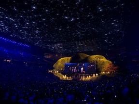 Bad Bunny’s show at the Coliseo de San Juan clocked in at three hoursRicardo ARDUENGO/AFP