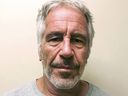 This photo provided by the New York State Sex Offender Registry shows Jeffrey Epstein, March 28, 2017.