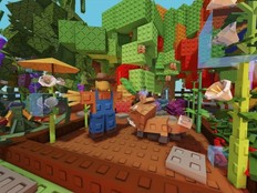 This image provided by Janzen Madsen shows the Roblox game called "Grow a Garden."