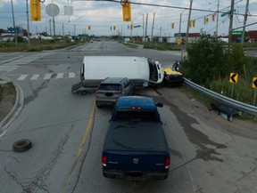 Koushal Kasiram, a 58-year-old Mississauga man who has previously been convicted of impaired driving five times, faces impaired driving charges again after a four-vehicle collision at Hwy. 50 and Coleraine Dr., in Brampton, that left another motorist with life-altering injuries on Saturday, July 5, 2025.