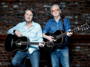 Blue Rodeo members Jim Cuddy, left, and Greg Keelor. (Supplied)