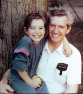 Art Morin holds his daughter Nicole Morin in this file photo.