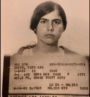 Ruth Ann Moorehouse is pictured in a mugshot taken in August 1969.
