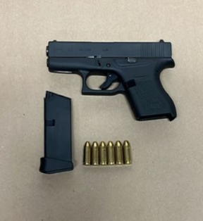 Seized gun and ammo