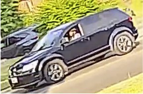 Police are looking for the driver of an older-model Dodge Journey involved in a road rage shooting in Oshawa on Saturday