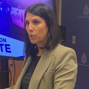 HUNT: Det. Sgt. Sara Beck of the Hamilton Police homicide unit. BRAD HUNTER/ TORONTO SUN